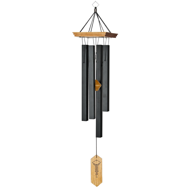 Woodstock Chimes Craftsman Medium Black Wind Chime & Reviews Wayfair